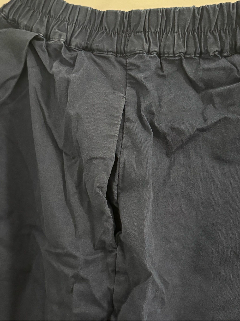 Muji Cotton Wide-Leg Pant Skirt with Pockets - Picture 5 of 7